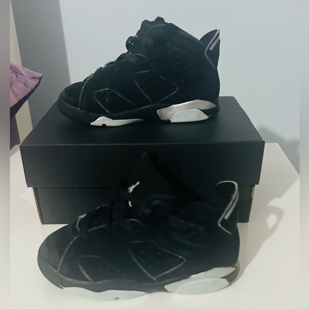 Jordan 6 Retro Chrome Metallic Silver (TD)- Toddler 8c
